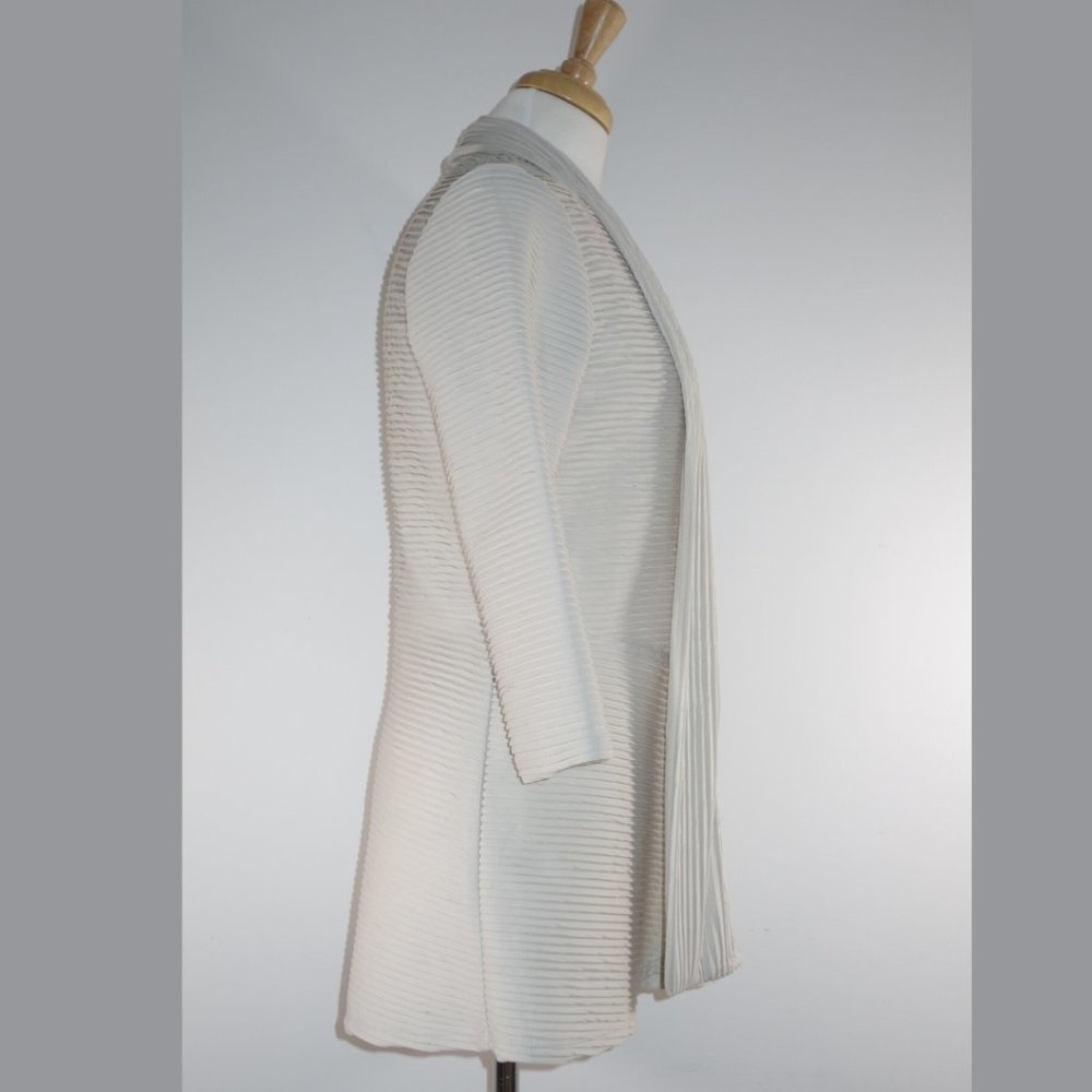 Frank Lyman Cream Cardigan Coat - size 6 - Picture 7 of 16